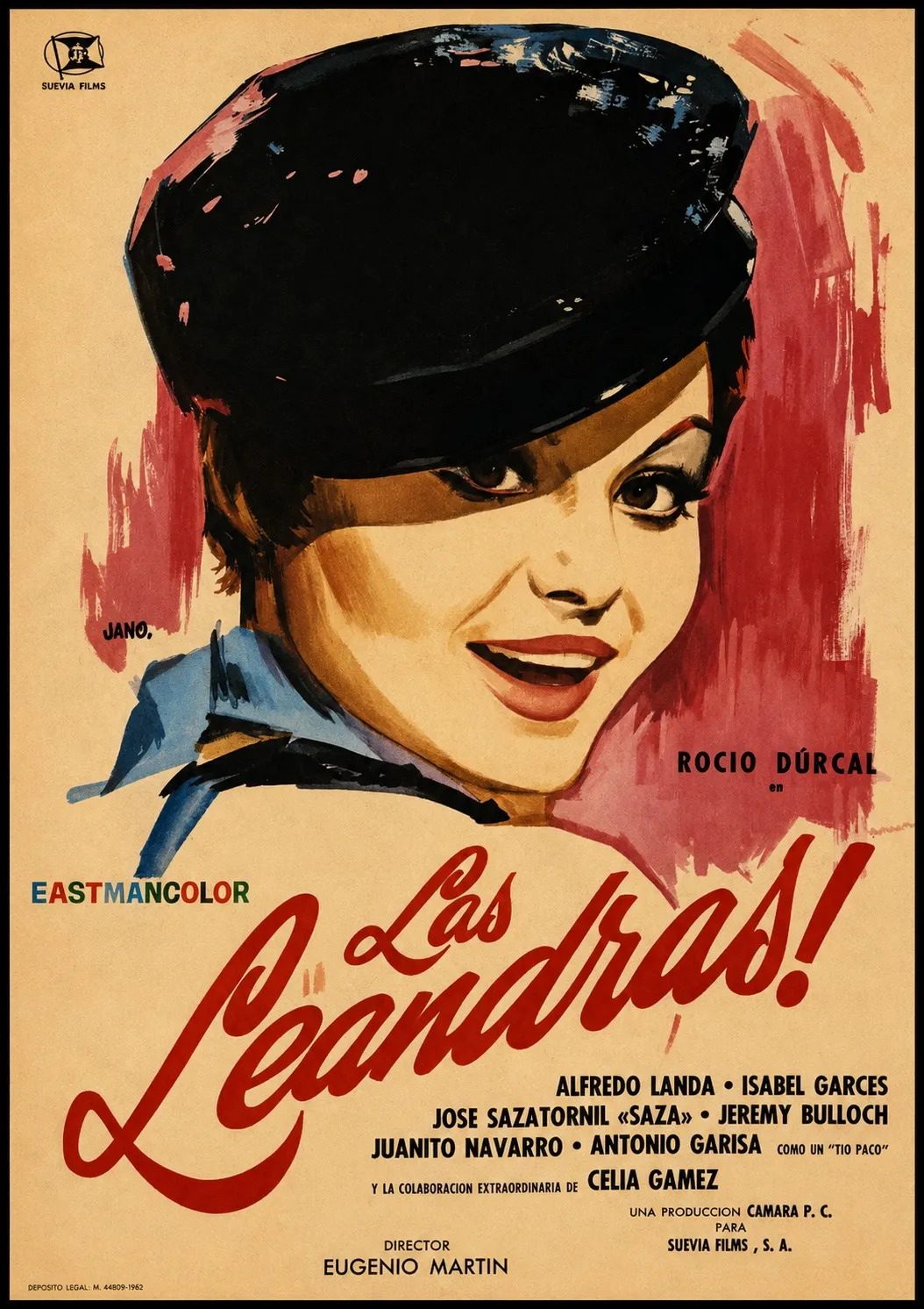 Cartel original de Las Leandras