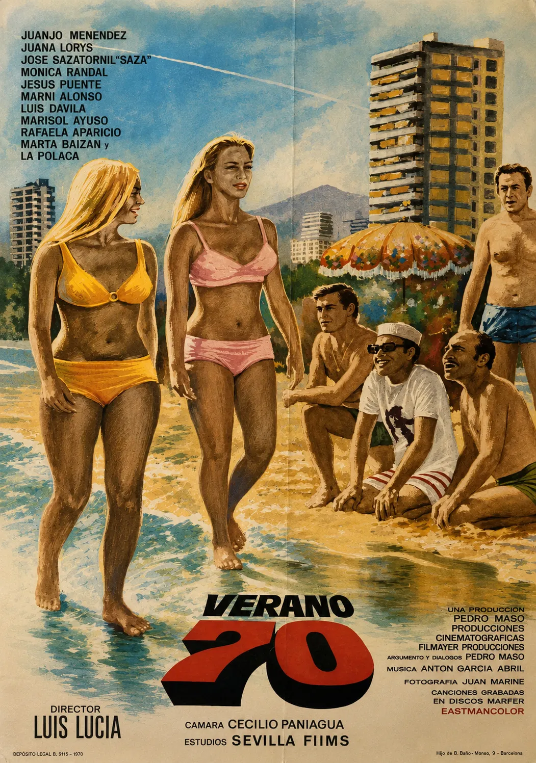 Cartel original de Verano 70