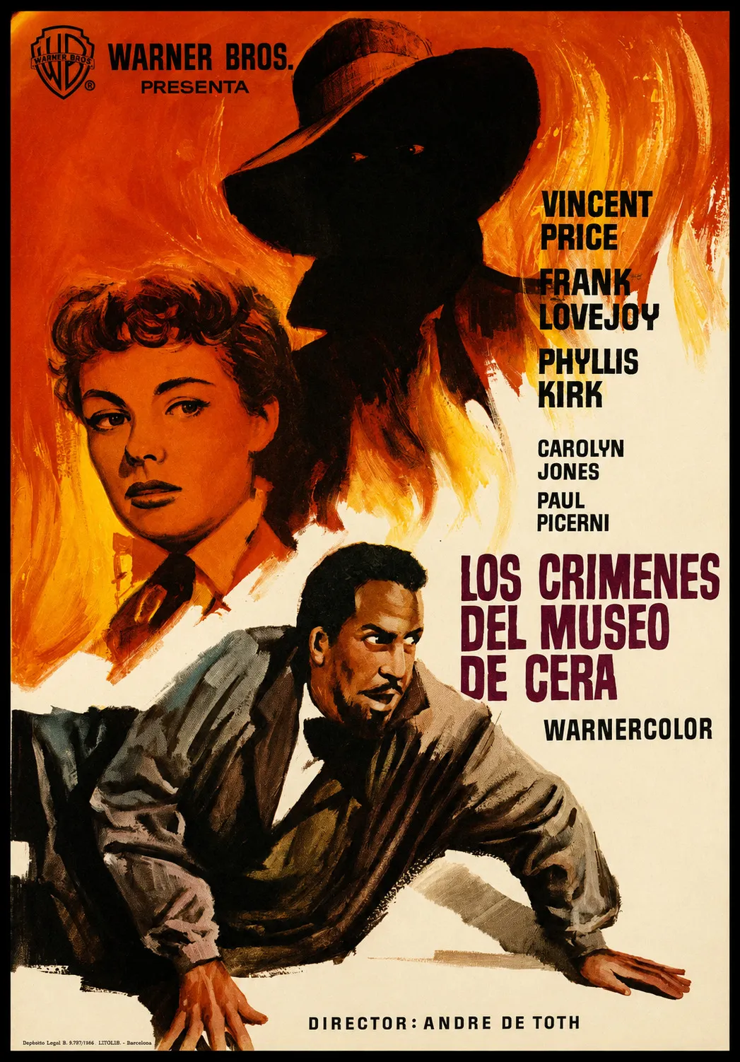 Cartel original de Los crímenes del museo de cera