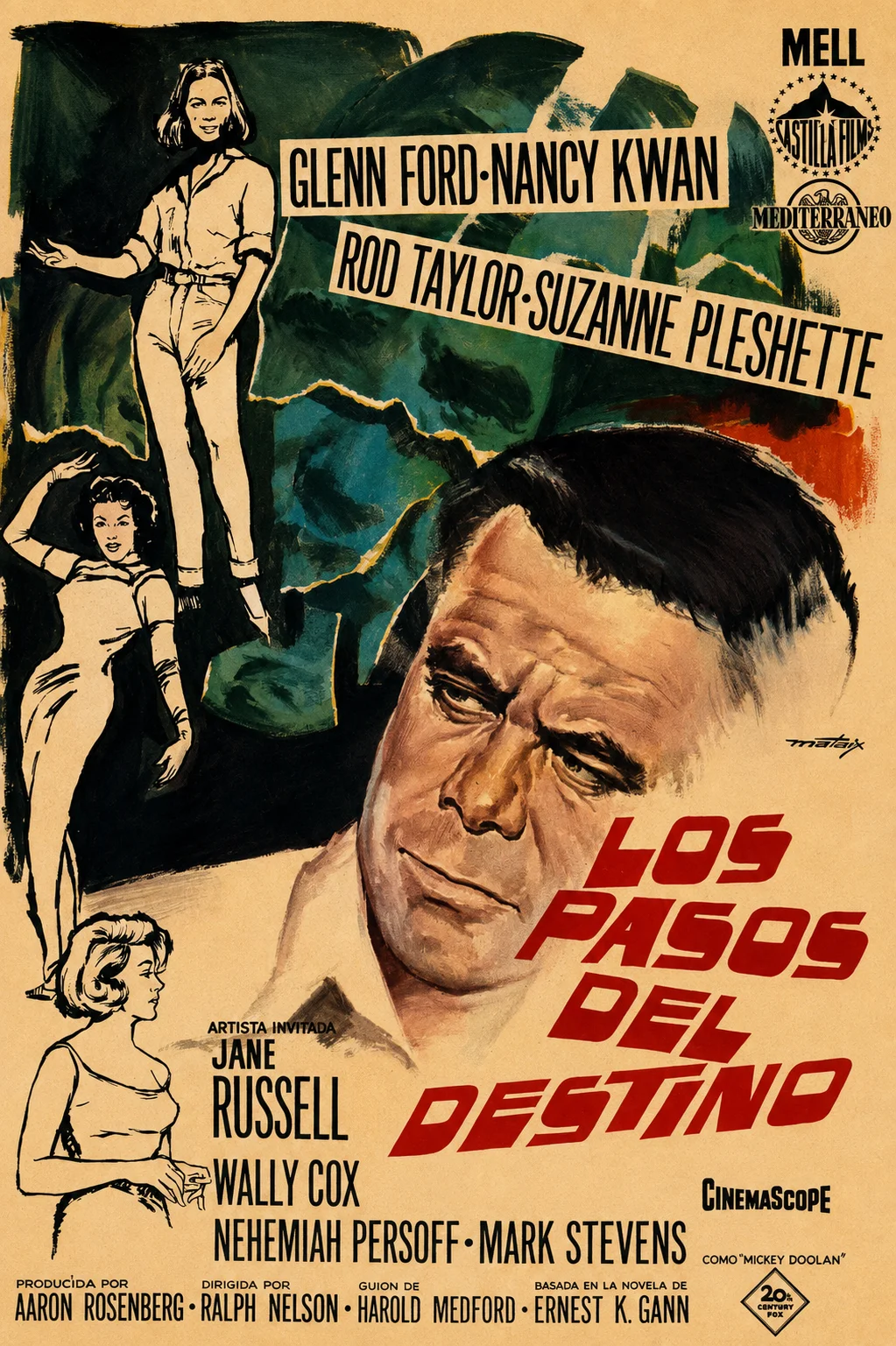 Cartel original de Los pasos del destino