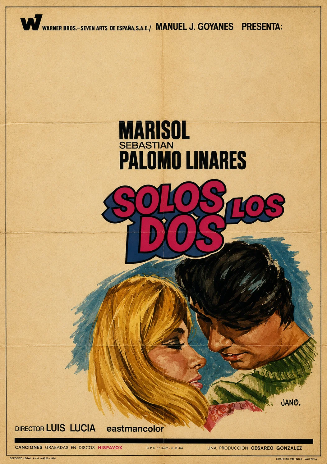 Cartel original de Solos los 2