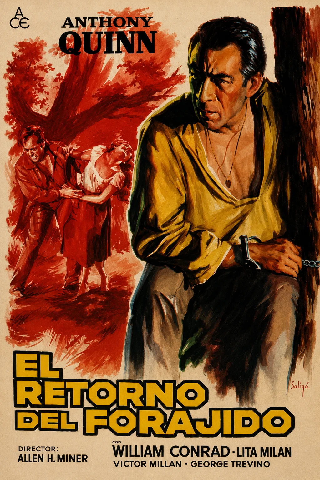 Cartel original de El retorno del forajido