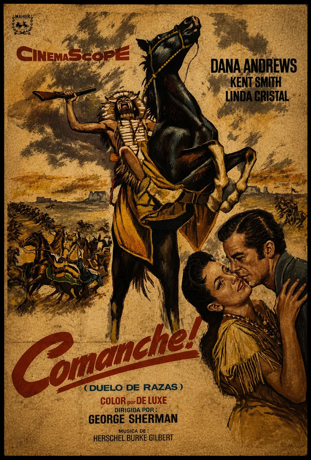 Cartel original de Comanche