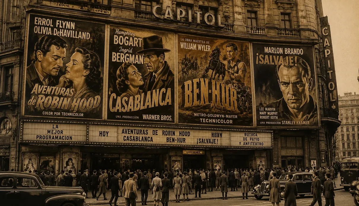 Cuando los carteles llenaban las fachadas de los cines