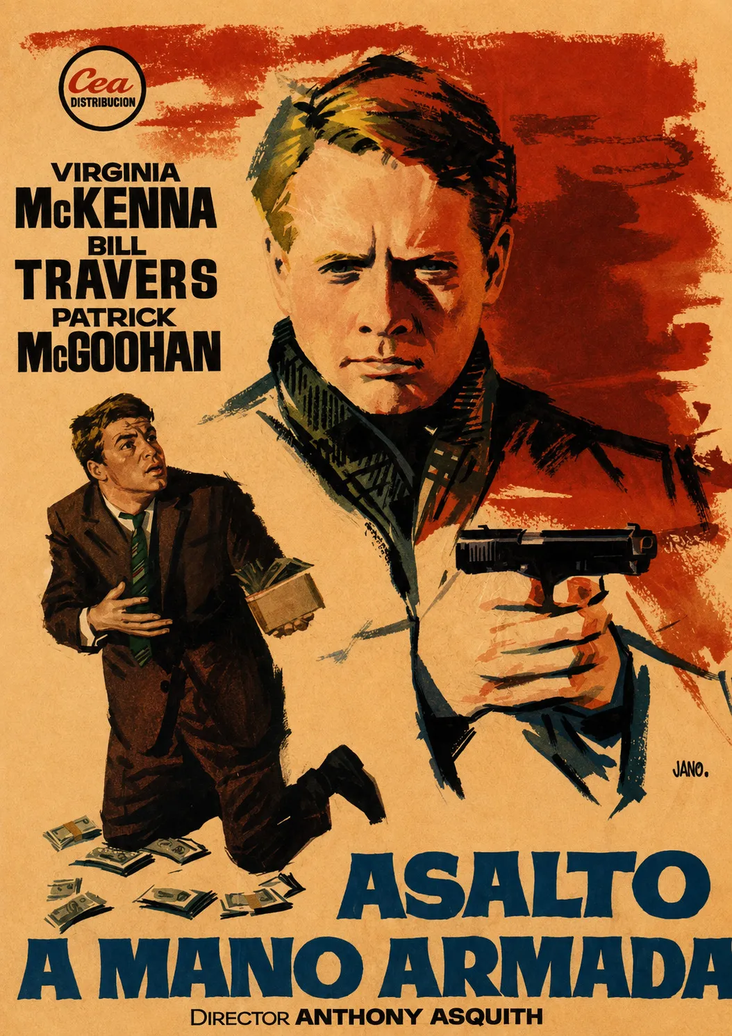 Cartel original de Asalto a mano armada